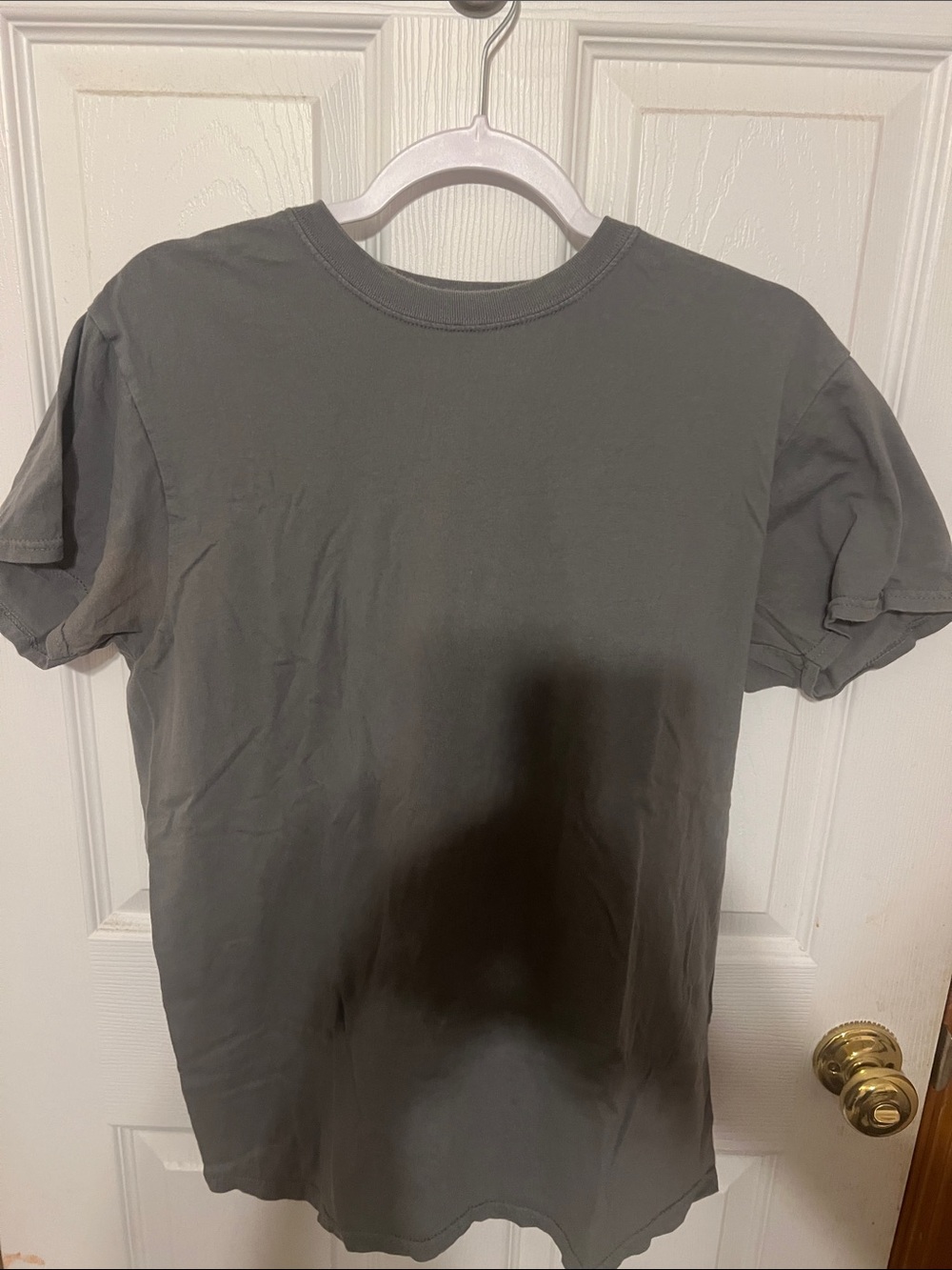 George Men's Short Sleeve Crew Neck T-Shirt - Charcoal Gray